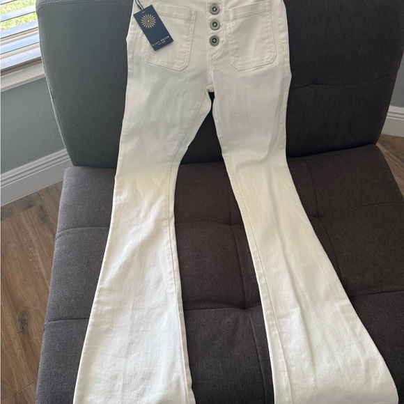 NET!! Ramy Brook white Button-Fly Pants - Picture 3 of 4